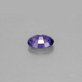 Safira violeta natural 0,70ct, corte oval, VS
