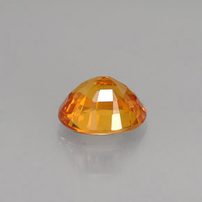 Safira amarelo natural 1,67ct, corte oval, VS-SI