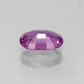 Safira violeta natural 0,57ct, corte oval, VS