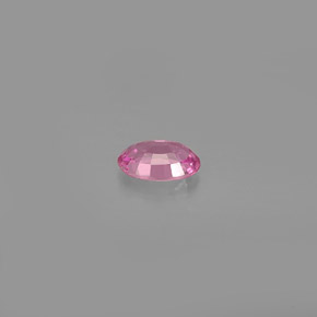 Safira rosa natural 0,58ct, corte oval, VVS-VS