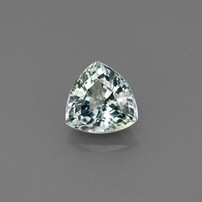 Safira verde natural 1,11ct, trillion, VS