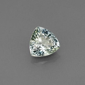 Safira verde natural 1,11ct, trillion, VS