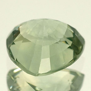 Safira verde natural 1,04ct, trillion, VS