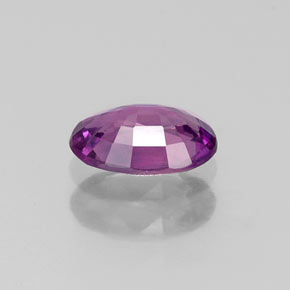 Safira violeta natural 0,55ct, corte oval, VS