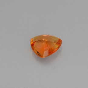 Safira laranja natural 0,88ct, trillion, VS