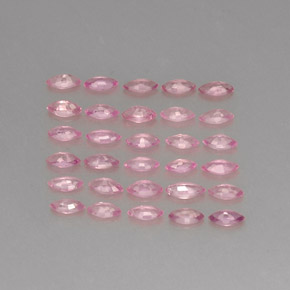 Pedras preciosas de safira rosa natural de  ct, marquise, VVS
