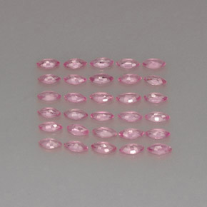 Pedras preciosas de safira rosa natural de  ct, marquise, VVS