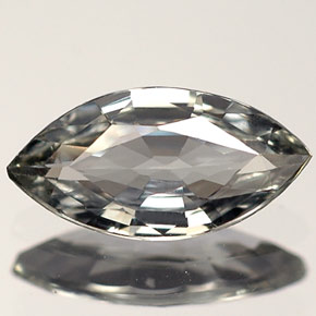 Safira verde natural 0,91ct, marquise, VVS