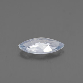Safira azul natural 0,56ct, marquise, VVS