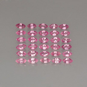 Pedras preciosas de safira rosa natural de  ct, marquise, VVS-VS
