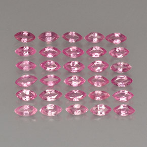 Pedras preciosas de safira rosa natural de  ct, marquise, VVS-VS