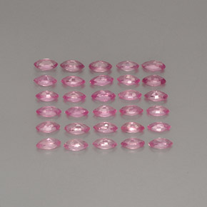 Pedras preciosas de safira rosa natural de  ct, marquise, VVS-VS