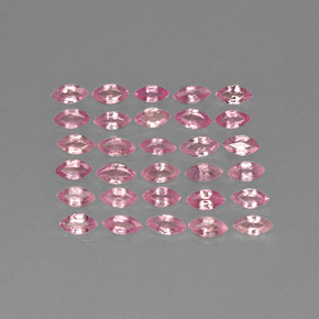 Pedras preciosas de safira rosa natural de  ct, marquise, VVS