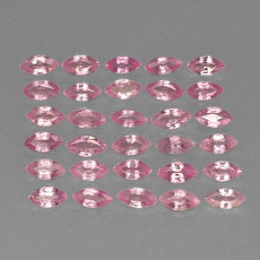 Pedras preciosas de safira rosa natural de  ct, marquise, VVS
