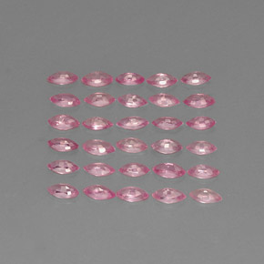 Pedras preciosas de safira rosa natural de  ct, marquise, VVS