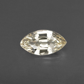 Safira amarelo natural 0,60ct, marquise, VS