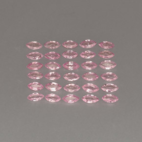 Pedras preciosas de safira rosa natural de  ct, marquise, VVS