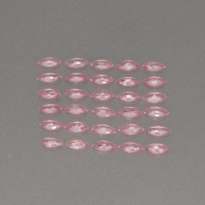 Pedras preciosas de safira rosa natural de  ct, marquise, VVS