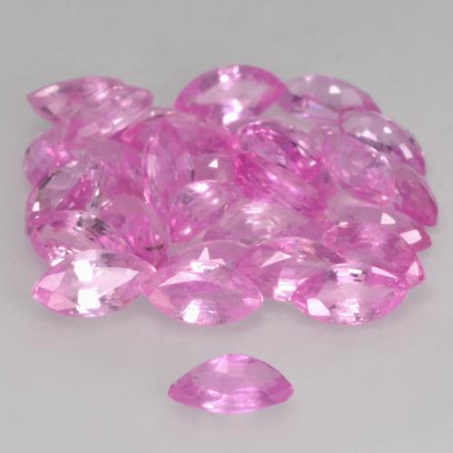 Pedras preciosas de safira rosa natural de 3,45 ct, marquise, VVS-VS