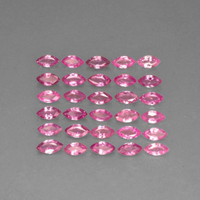 Pedras preciosas de safira rosa natural de  ct, marquise, VVS-VS
