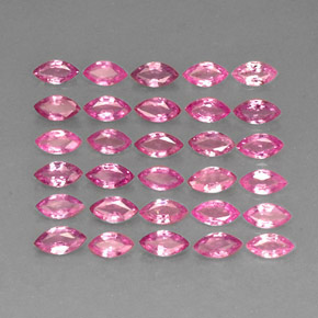Pedras preciosas de safira rosa natural de  ct, marquise, VVS-VS