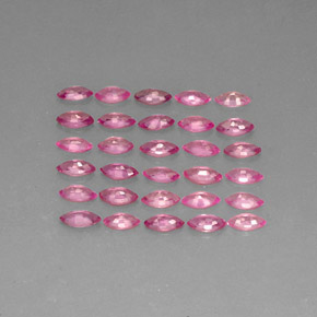 Pedras preciosas de safira rosa natural de  ct, marquise, VVS-VS
