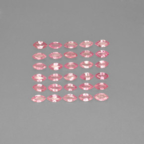 Pedras preciosas de safira rosa natural de  ct, marquise, VVS-VS