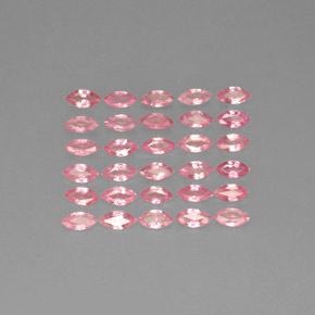 Pedras preciosas de safira rosa natural de  ct, marquise, VVS-VS