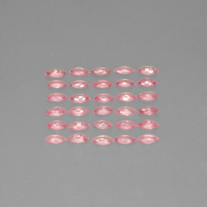 Pedras preciosas de safira rosa natural de  ct, marquise, VVS-VS