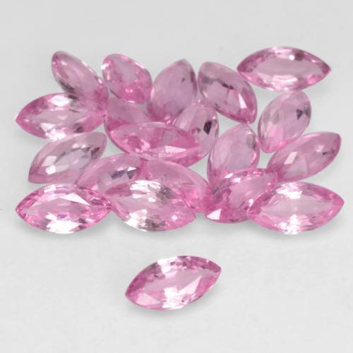 Pedras preciosas de safira rosa natural de 1,99 ct, marquise, VVS-VS