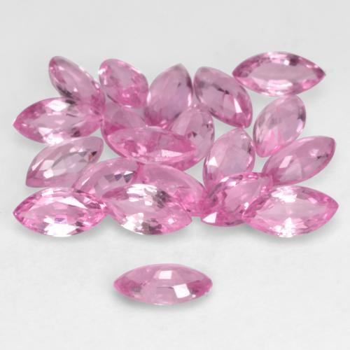 Pedras preciosas de safira rosa natural de 1,99 ct, marquise, VVS-VS