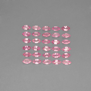 Pedras preciosas de safira rosa natural de  ct, marquise, VVS-VS