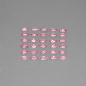 Pedras preciosas de safira rosa natural de  ct, marquise, VVS-VS