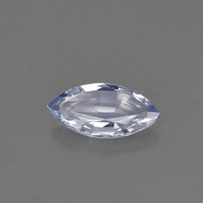 Safira azul natural 0,56ct, marquise, VVS