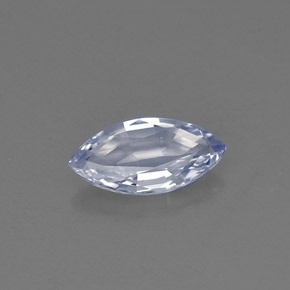 Safira azul natural 0,56ct, marquise, VVS