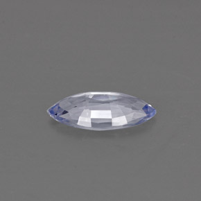 Safira azul natural 0,56ct, marquise, VVS