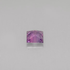 Safira violeta natural 0,42ct, quadrado, VS