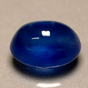 Safira azul natural 2,08ct, transparente, transparente/translúcido