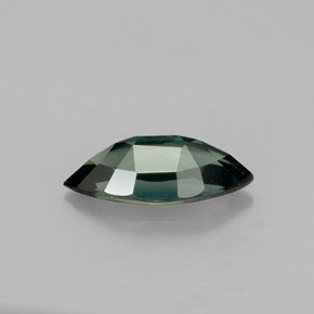 Safira verde natural 1,16ct, marquise, VVS-VS