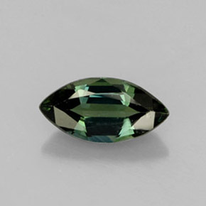 Safira verde natural 1,05ct, marquise, VS