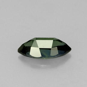 Safira verde natural 1,05ct, marquise, VS