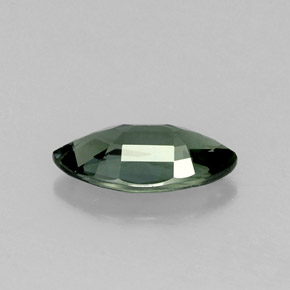 Safira verde natural 0,76ct, marquise, VVS-VS