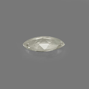 Safira branco natural 0,40ct, marquise, VVS