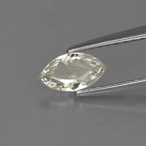 Safira verde natural 0,40ct, marquise, VVS-VS