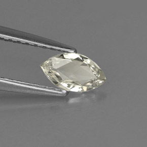 Safira verde natural 0,40ct, marquise, VVS-VS