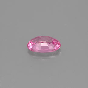 Safira rosa natural 0,57ct, corte oval, VVS-VS