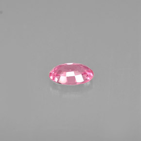 Safira rosa natural 0,59ct, corte oval, VS