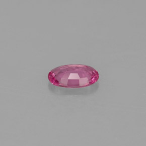 Safira rosa natural 0,46ct, corte oval, VVS-VS