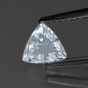 Safira azul natural 0,80ct, trillion, VS-SI