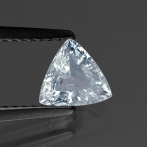 Safira azul natural 0,80ct, trillion, VS-SI